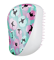 Tangle Teezer Compact Styler Ultra Pink Mint - Расческа для волос, цвет белый/розовый/голубой